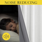 NICETOWN 100% Absolutely Blackout Linen Curtains - Image 3
