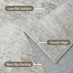 Area Rugs 3x5 for Living Room Bedroom, Modern Abstract Machine Washable Rug - Image 7