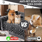 HANDONTIME Boho Couch Cover Blanket Geometric Striped Pet Covers - Image 3