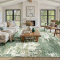 Washable Area Rugs 8'x10' Non-Slip Modern Abstract Soft by RELEANY
