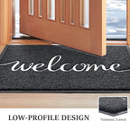 BeneathYourFeet Door Mat, Welcome Mat Low Profile Floor Mat Front Doormat - Image 4
