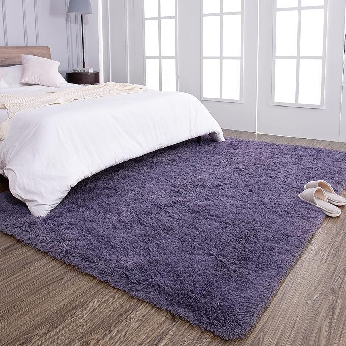TWINNIS Super Soft Shaggy Rugs Fluffy Carpets 8x10 Feet, Indoor Modern Plush - Image 5