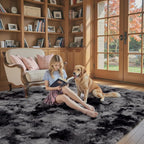 Super Soft Shaggy Area Rugs for Bedroom 4x6 Feet, Shaggy Plush Living Room Shag - Image 3