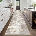 IOHOUZE Abstract Runner Rug 3x20 Ft Extra Long Washable Runners - Image 2