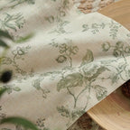 jinchan Amlie Floral Linen Valance Curtain Farmhouse Kitchen Valance - Image 7