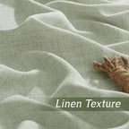 RYB HOME Linen Sheer Curtains and Drapes - Image 4