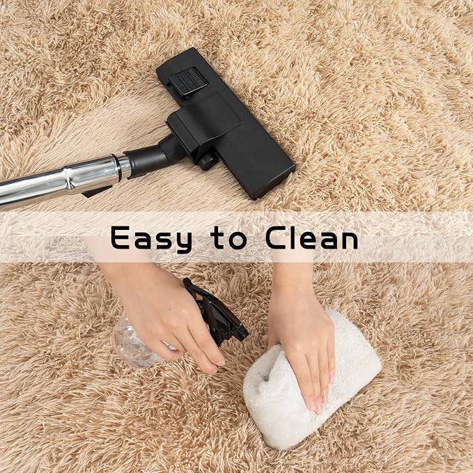 Pionblank Fluffy Area Rug for Bedroom 4x6 Feet, Indoor Plush Carpet, Shag Soft - Image 6