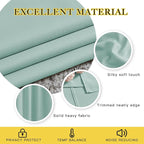 NICETOWN Aqua Blue Bedroom Curtains 72 inches Long, Grommet Blackout Thermal - Image 3