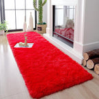 Chicrug Soft Runner Rugs for Bedroom Living Room Plush Fluffy Rug 2x6 Feet - Image 2