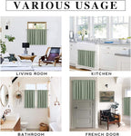 RYB HOME Blackout Cafe Curtains 30 inch Length, Short Light UV Heat Blocking - Image 7