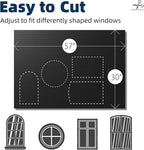 NIGHTON Portable Blackout Curtains 30"×59", Strong Hook and Loop Tape Strips - Image 5