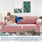 ZNSAYOTX 1 Piece Jacquard Chair Slipcovers - Image 2