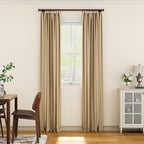 YaFex 2 Pack Heavy Duty Curtain Rods 32-60 Inch, 1 Inch Adjustable Curtain Rod - Image 2