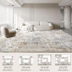 UERMEI 10x12 Area Rug Living Room Rugs - Image 3