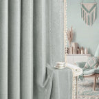 Teal Boho Blackout Curtains 2 Panels 84 Inch - Image 8