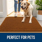 OLANLY Dog Door Mat for Muddy Paws 30x20, Absorbs Moisture and Dirt, Absorbent - Image 6