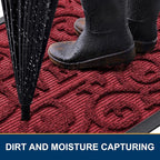 Smiry Welcome Door Mat Outside Entrance, Heavy Duty Trap Dirt and Moisture Easy - Image 3