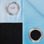 Estelar Textiler Ombre Pink and Blue Blackout Curtains 72 Inch Length 2 Panels - Image 7