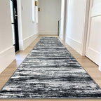KOZYFLY Modern Abstract Washable Rug Runner 2.6x12 Hallway Rug Runner Non-Slip - Image 3