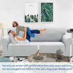 ZNSAYOTX 1 Piece Jacquard Couch Covers - Image 2