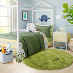 Grass Green Small Round Rug 3Ft - Image 3