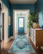 RELEANY Area Rugs 2'x8' Runner Rug Non Slip Washable - Image 9
