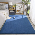 Amearea Large Modern Area Rugs for Bedroom Living Room, 6x9 Feet Blue Thickened - Image 2