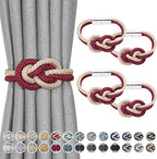 NICEEC 4 Pack Mini Magnetic Curtain Tiebacks Nordic Simple Style Drape Tie by NICEEC