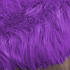 Latepis Bedroom Shag 4x6 Rug Purple Shaggy Fluffy Faux Fur Rug Machine Washable - Image 7