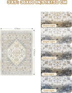 3x5 Washable Area Rug for Entryway, Kitchen Rugs Non Slip for Dining Room - Image 2