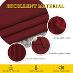 NICETOWN Burgundy Blackout Curtains Grommet - Image 3
