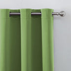 LEMOMO Blackout Curtains 66 x 84 inch/Light Green Curtains Set of 2 - Image 7