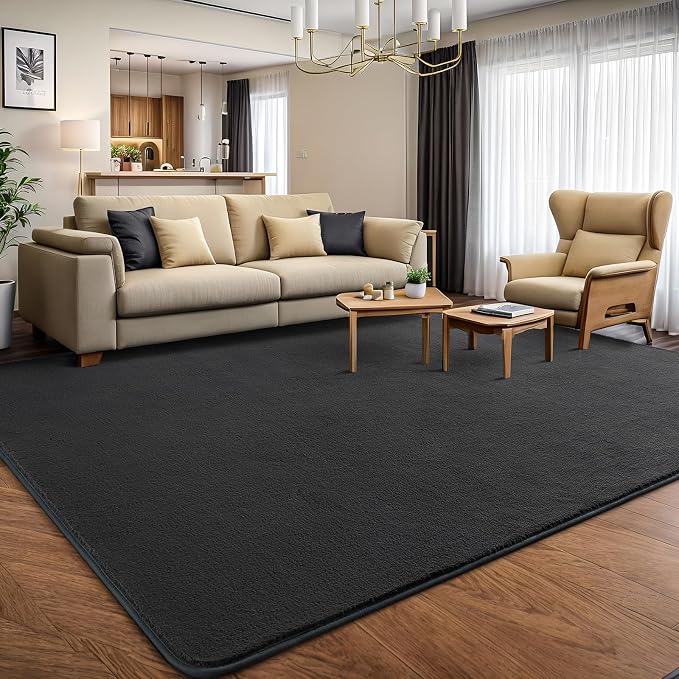 AROGAN Modern Shag Area Rug for Living Room, 5x7 Feet Washable Rugs for Bedroom - Image 3