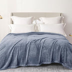 Exclusivo Mezcla Plush Fuzzy Fleece Bed Blanket King Size, Super Soft, Fluffy by ExclusivoMezcla