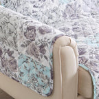 Great Bay Home Reversible Floral Patchwork Sofa Furniture Protector - Image 6