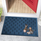 Mibao Front Door Mat Indoor Outdoor Entrance, Dirt Trapping Waterproof - Image 8