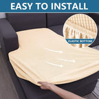 hyha Waterproof Sectional Couch Covers, Non Slip Sofa Couch Cushion Covers L - Image 8