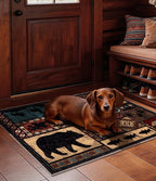 YIHOUSE Washable Entryway Rug, 2x3 Rustic Cabin Area Rug, Non-Slip Indoor Door - Image 5