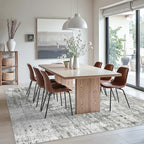 Abstract Rug 8x10 Large Living Room Rugs Neutral Modern Washable Area Rugs - Image 4