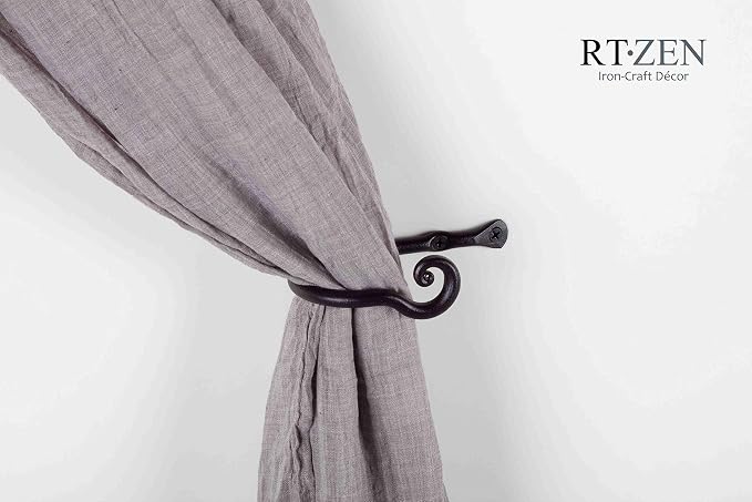 RTZEN Decorative Metal Curtain Tiebacks - Image 8