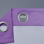Yakamok Ombre Purple and Grey Curtains - Image 4