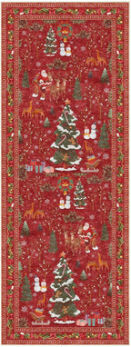 UERMEI Christmas Runner Rug for Hallway: 3x8 Neutral Modern Festive Low Pile - Image 7