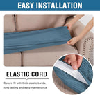 H.VERSAILTEX Super Stretch Individual Seat Cushion Covers Sofa Covers Couch - Image 5