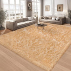 Ciicool Fluffy Faux Fur Area Rug 8 x 10 Feet, Thick Shaggy Fuzzy Rugs Floor by CIICOOLHomeDeco