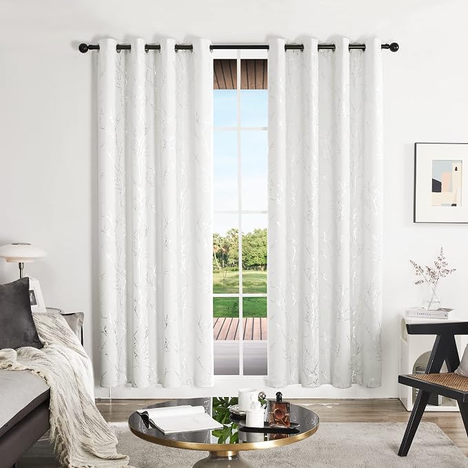 Deconovo Bedroom Curtains, Room Darkening Drapes, Thermal Insulated Soundproof - Image 2