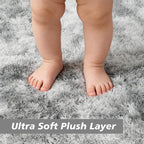 9x12 Fluffy Area Rugs for Living Room, Large Fuzzy Shag Area Rug for Bedroom - Image 2