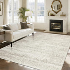 Washable Rugs 8x10 Area Rugs for Living Room, Ultra Soft Faux Wool Retro Rugs - Image 2