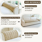 Couch Covers for Dogs Washable, Non Slip Couch Covers for Loveseat Sofa Pet - Image 4