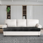 Leather Look Couch Cushion Covers Sofa Seat Slipcovers Sets Couches Furniture - Image 3