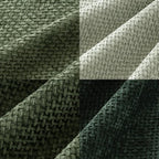 MIULEE Pack of 4 Couch Throw Pillow Covers 20x20 Inch Green Soft Decorative - Image 2